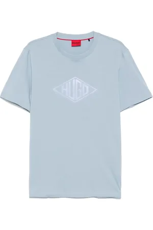 HUGO BOSS T-Shirt mit geflocktem Logo