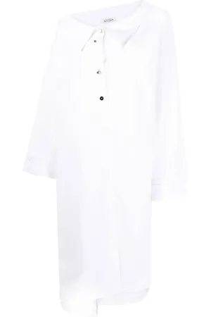 KRIZIA Midi-Hemdkleid mit Knöpfen