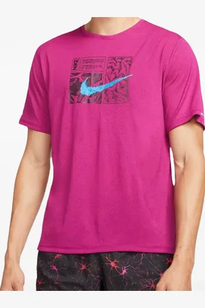 Nike Dri-FIT Miler D.Y.E. "Dynamic Berry/Laser Blue" T-Shirt