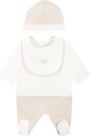 Fendi Babyset mit Logo-Stickerei (3er-Set)