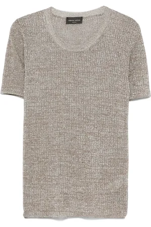 Roberto Collina T-Shirt aus Lurex