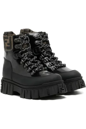 Fendi Schnürstiefel mit Profilsohle