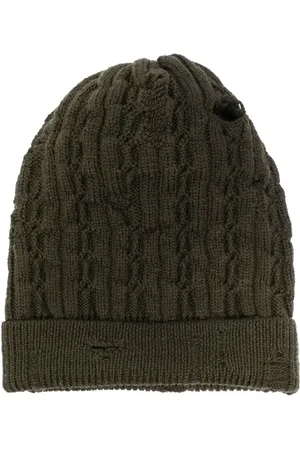 Roberto Cavalli Beanie im Distressed-Look