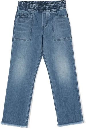 Fendi Halbhohe Straight-Leg-Jeans
