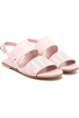 Fendi Sandalen mit perforiertem Logo