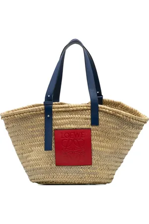 Loewe 2019 große Raffia Basket Bag Handtasche