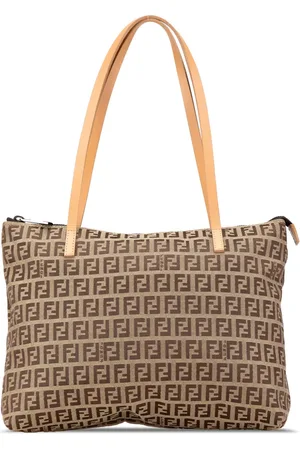Fendi 2000-2010 Zucchino Canvas Tote Bag