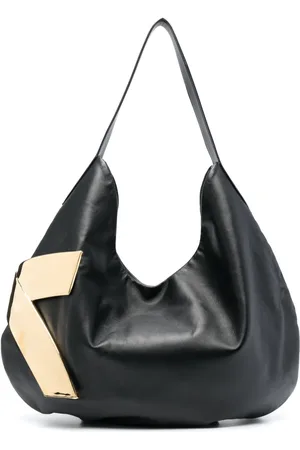 GENNY Schultertasche mit goldfarbenen Beschlägen