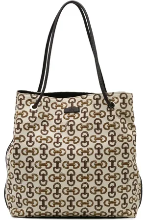 Gucci 2016-2024 Gifford Tote Bag aus Horsebit-Canvas