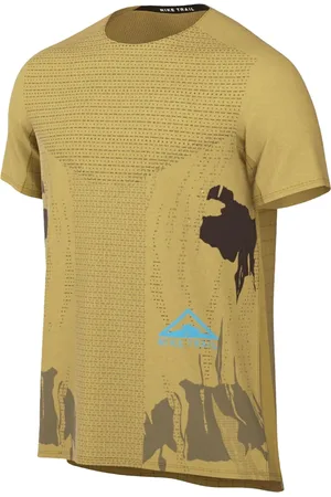 Nike Dri-FIT Rise 365 "Gold" Trail Lauf-T-Shirt