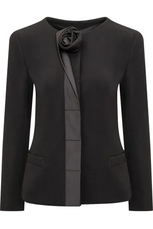 Emporio Armani Blazer mit Blumenapplikation