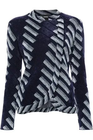 Emporio Armani Blazer mit Intarsienmuster