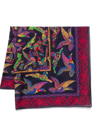 Salvatore Ferragamo 1990s Schal mit Animal-Print