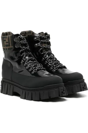 Fendi Hiking-Boots mit Logo-Print