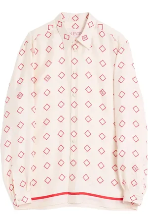 VALENTINO GARAVANI Seidenhemd mit Opticool-Print