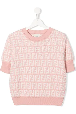 Fendi Strickoberteil mit FF-Intarsienmuster