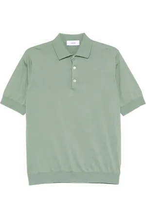 LARDINI Fein gestricktes Poloshirt
