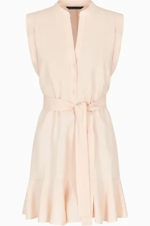 Armani Exchange Schößchen-Kleid mit Bindegürtel