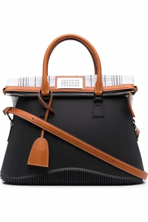 Maison Margiela Große 5AC Handtasche mit Karomuster