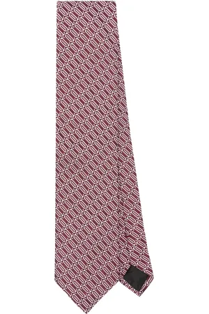 Lanvin Seidenkrawatte mit Jacquardmuster