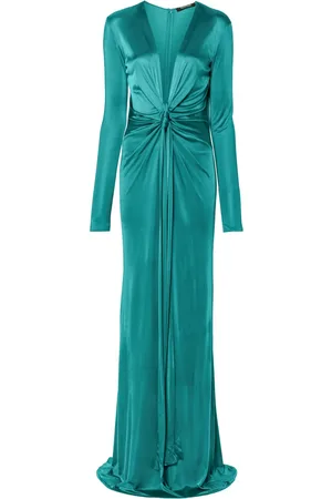 Roberto Cavalli Abendkleid mit tiefem V-Ausschnitt