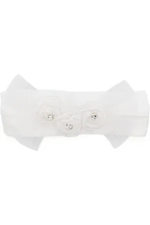 MONNALISA Jersey-Stirnband mit Blumenapplikation