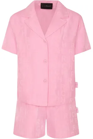 John Richmond Shorts-Set mit Jacquardmuster