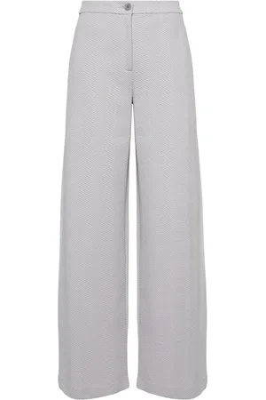 Emporio Armani Gerade Hose mit Zickzack-Steppung