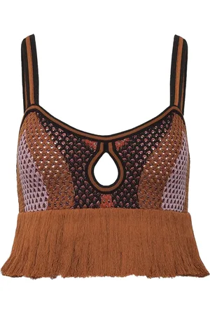 JOHANNA ORTIZ Cropped-Oberteil mit Rüschen