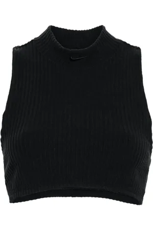 Nike Cropped-Top mit Stehkragen