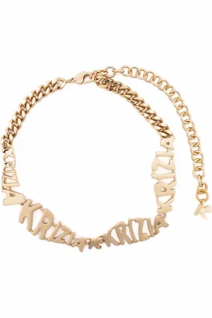 KRIZIA Choker mit Logo-Schild