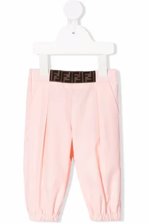 Fendi Hose mit Logo-Bund