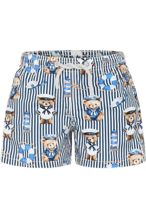MC2 SAINT BARTH Badeshorts mit Teddy-Print