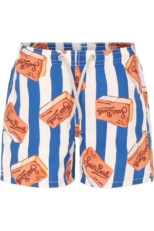 MC2 SAINT BARTH Gestreifte Badeshorts