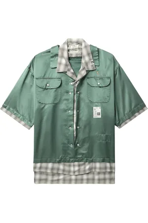 Maison Mihara Yasuhiro Hemd im Layering-Look