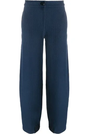 Emporio Armani Halbhohe Jacquard-Hose