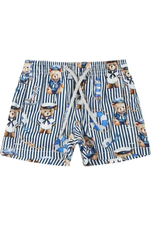 MC2 SAINT BARTH Badeshorts mit Teddy-Print