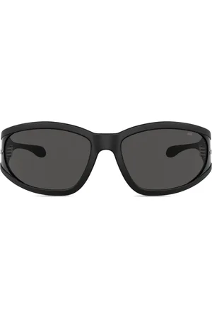 Diesel Ergonomische Sonnenbrille mit Logo-Schild