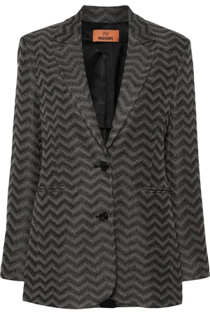 Missoni Einreihiger Blazer mit Zickzackmuster