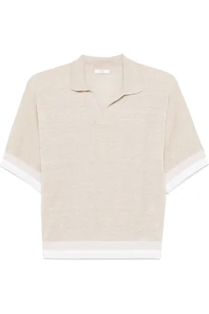PESERICO SIGN T-Shirt mit Lurex-Detail