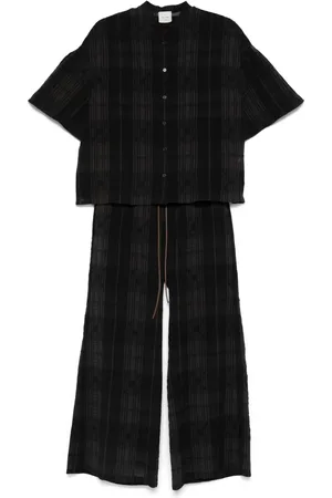 ALYSI Strukturiertes Hosen-Set