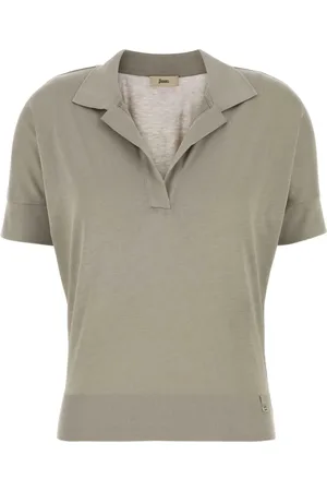 HERNO Poloshirt aus Baumwollgemisch