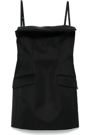 Sportmax Kleid mit eckigem Ausschnitt
