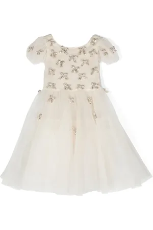 MONNALISA Kleid mit Tüll-Overlay