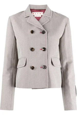 Marni Blazer mit Hahnentrittmuster