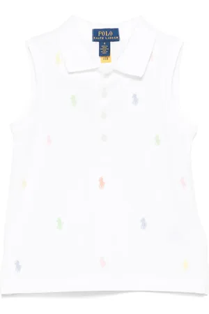Ralph Lauren Poloshirt mit Polo Pony-Stickerei