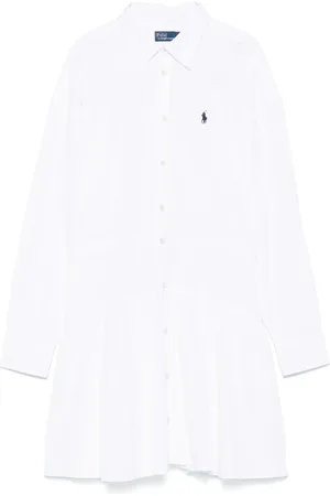 Ralph Lauren Minikleid mit Polo Pony-Stickerei