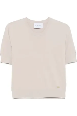 Kaos T-Shirt mit Logo-Schild