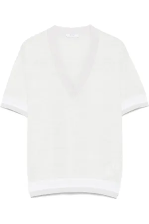 PESERICO SIGN T-Shirt mit Lurex-Detail