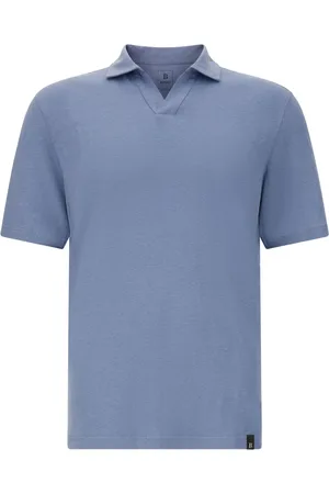 Boggi Milano Poloshirt aus Leinen-Jersey